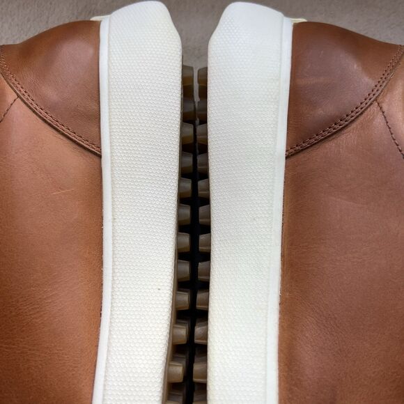 ZeroTie Backswing Blucher FG WR Brown Leather Golf Shoe Men 8.5 Hands Free - Picture 5 of 16